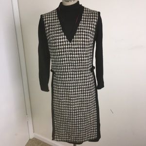 Vintage Black & White Hounds-tooth Tunic & Dress